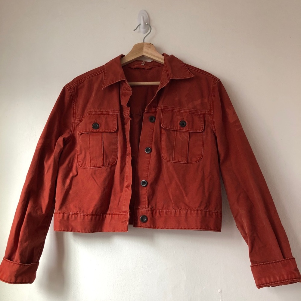Free People Cropped Chore Coat